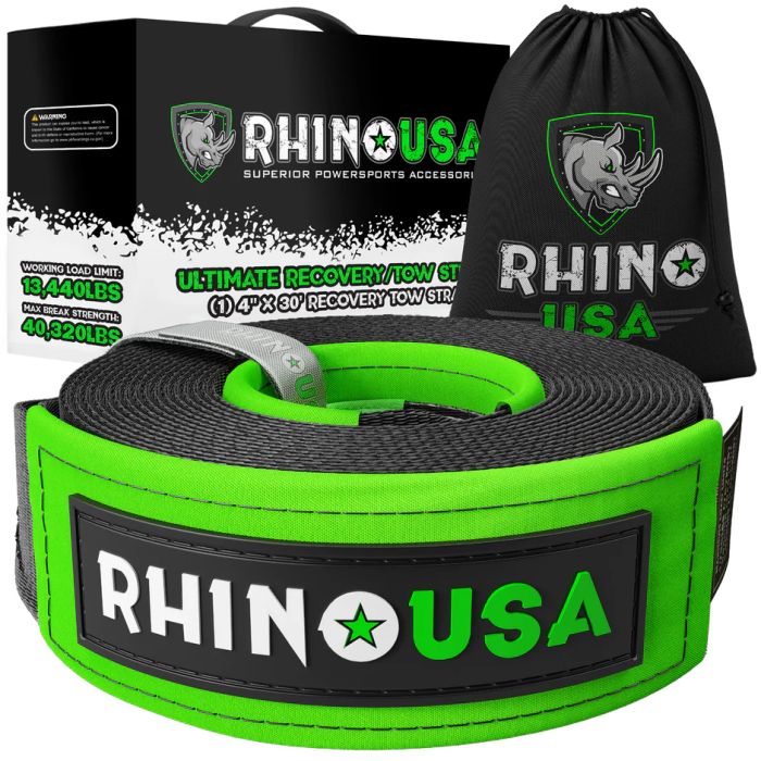 Rhino USA  4" x 30' Ultimate Recovery/Tow Strap 