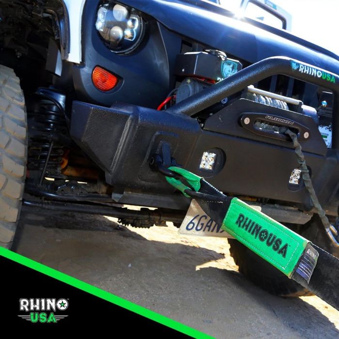 Rhino USA  Tow Strap & D-Ring Shackle Set Combo 