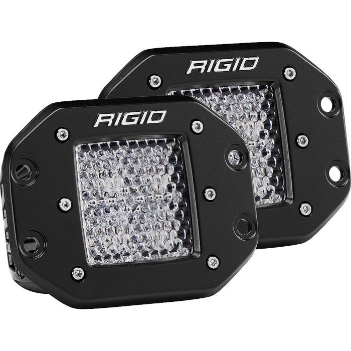 Rigid Industries  D-Series Pro Flush Mount Diffused LED Lights 