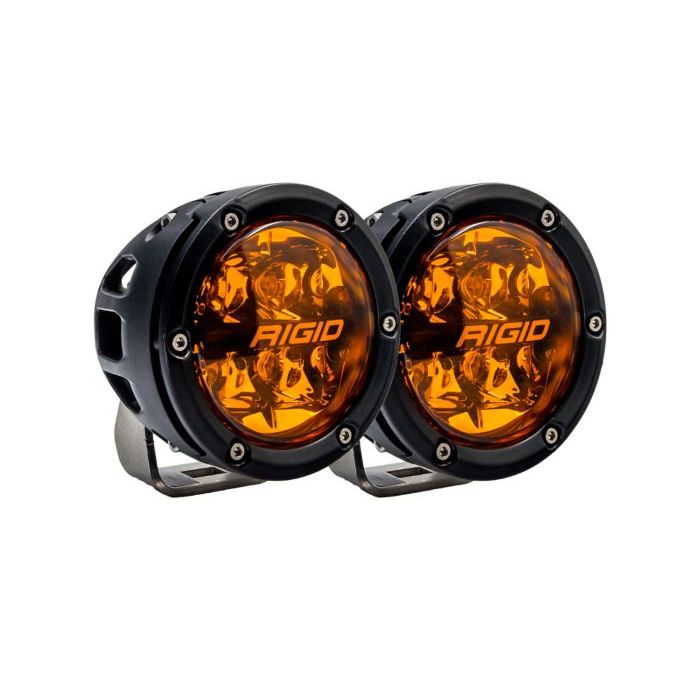 Rigid - 360-SERIES 4 INCH LED SAE FOG BEAM AMBER PRO | PAIR