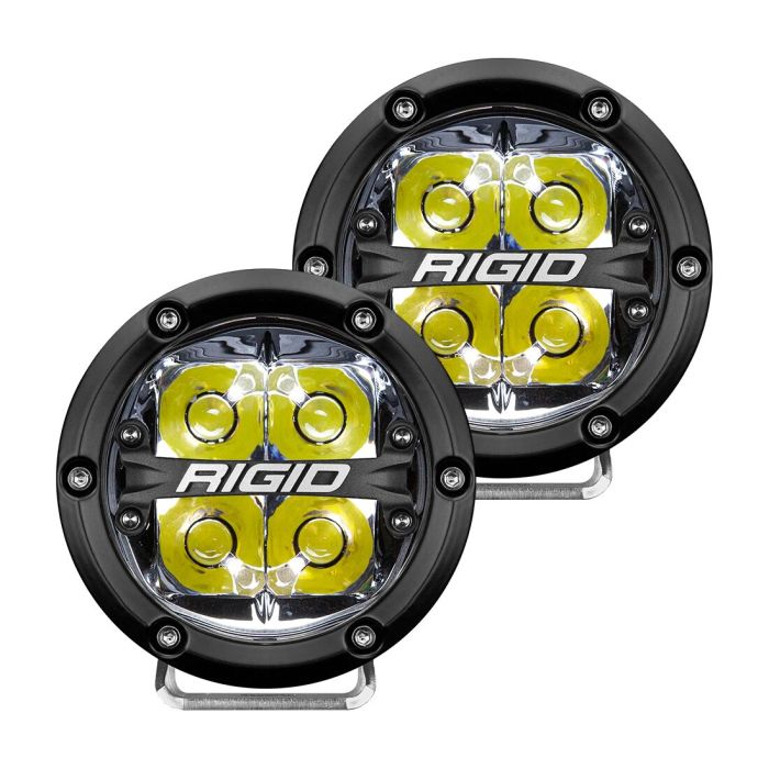 RIGID 360 4IN SPOT LIGHT PAIR WHITE