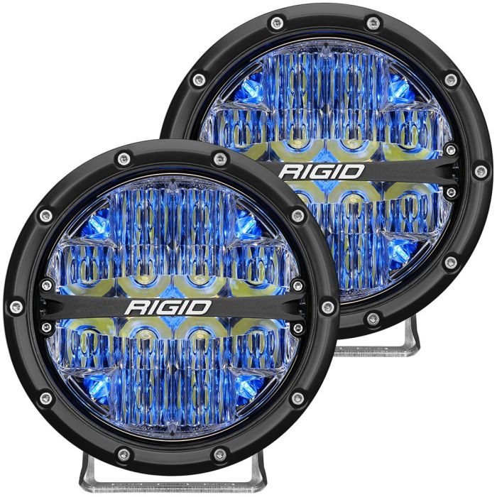 RIGID 360 6IN DRVING LIGHT PAIR BLUE