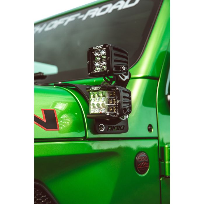 Rigid Industries 41657 Cowl Mount Standoff Kit for 18-21 Jeep Wrangler JL