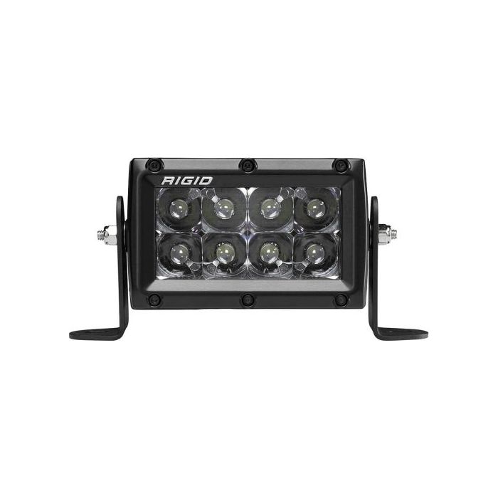 Rigid Industries 104213BLK  E-Series PRO 4" Midnight Edition Light Bar  in Black with Spot Beam