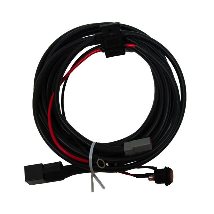 Rigid Industries 40190 High Power Wiring Harness for the E-Series, SR-Series, RDS-Series, and Q-Series Lights