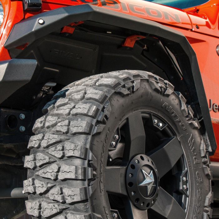 Rival 4x4  Aluminum Inner Fender Liners for 18-24 Jeep Wrangler JL