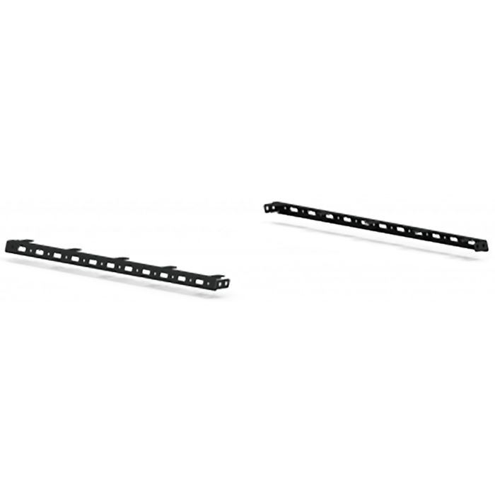 Road Armor 500BRS-TLMK-415 Treck Dual Upper 5 Ft. Bed Accessory Rail & 5-Light Mount Pair for 20-22 Jeep Gladiator JT