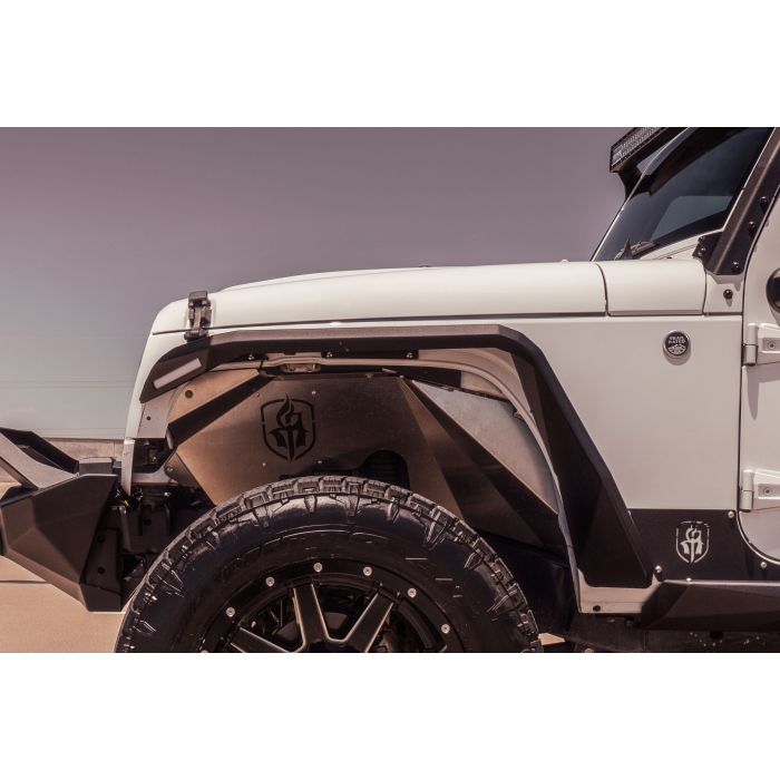 Road Armor  Stealth Steel Fender Flares for 07-18 Jeep Wrangler JK
