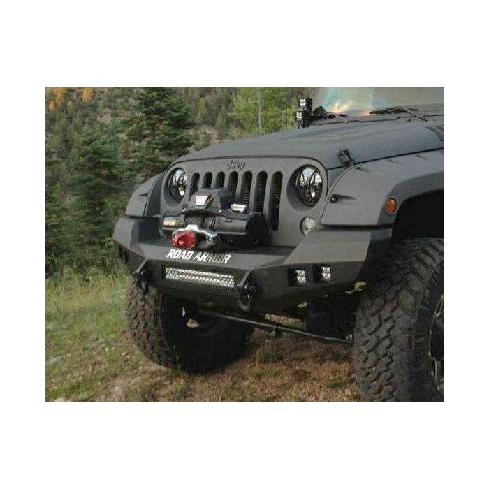 Road Armor  Stealth Full Width Front Winch Bumper for 07-18 Jeep Wrangler JK
