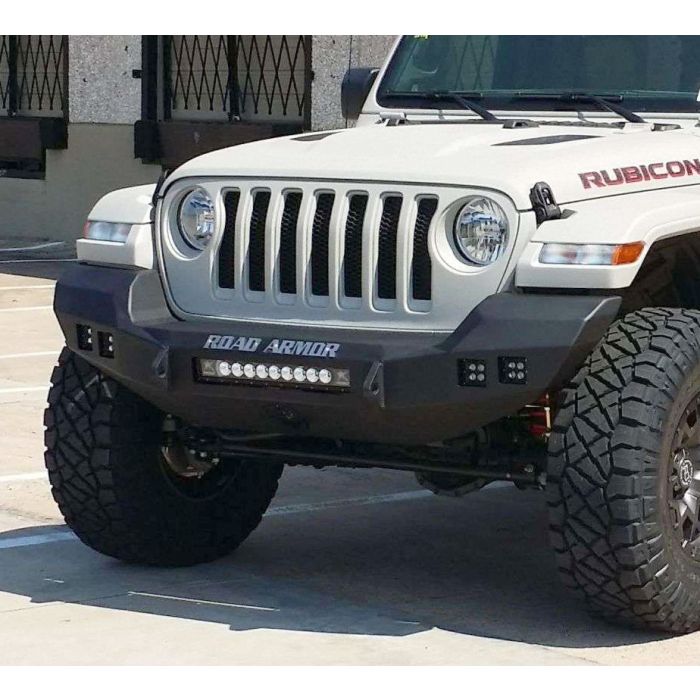 RDA STEALTH FR BUMPER JL JT RUBI BLK