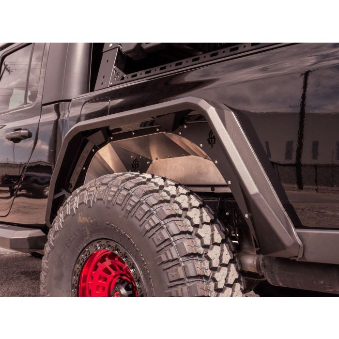 RDA STEALTH REAR FENDER FLARES JT BLK