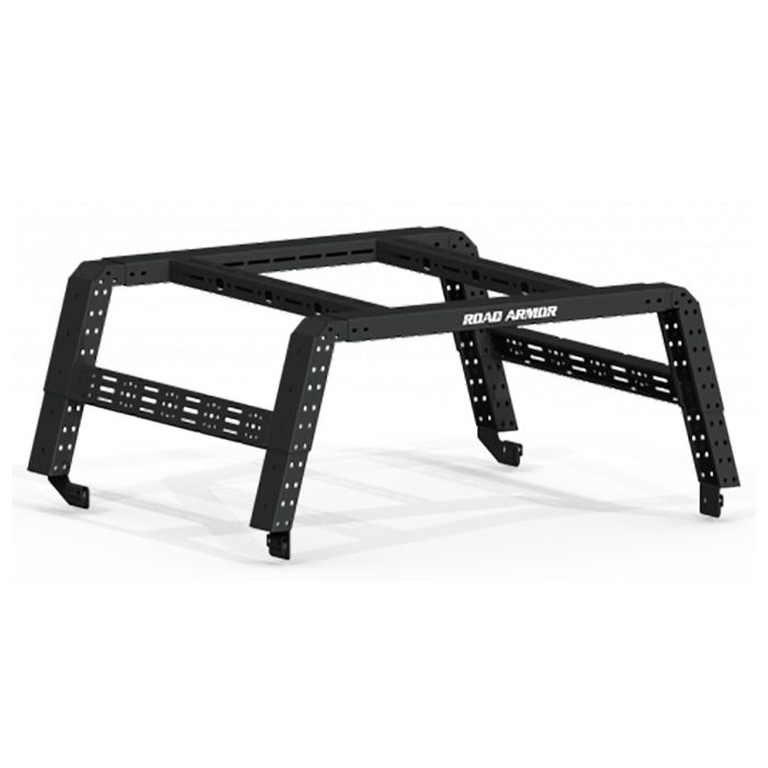 Road Armor 520BRS52B Treck Adjustable Bed Rack System with Bracket Kit for 20-22 Jeep Gladiator JT