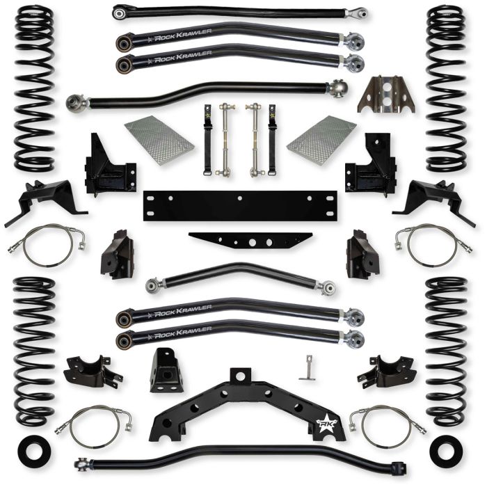 Rock Krawler  3.5" X Factor X2 Long-Arm System for 07-18 Jeep Wrangler JK