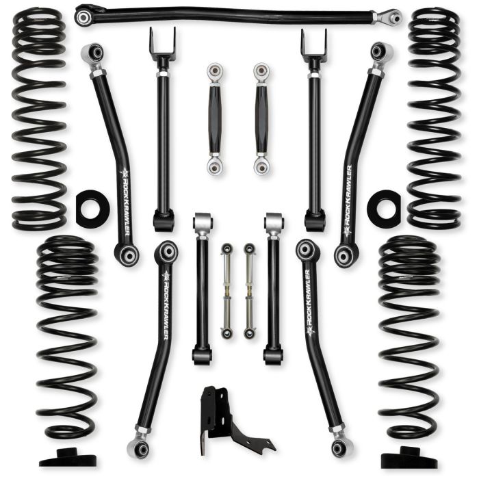 Rock Krawler  3.0" Adventure - X "No-Limits" Mid-Arm Suspension System for 20-26 Jeep Gladiator JT Rubicon