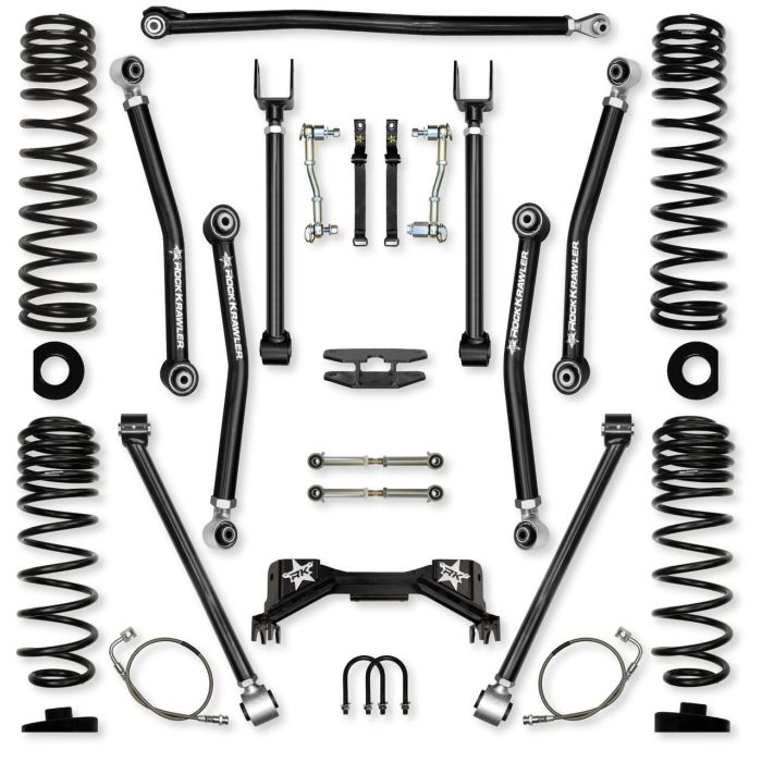 Rock Krawler  4.5" Adventure - X PRO Mid-Arm Suspension System for 20-26 Jeep Gladiator JT Sport/Overland/Mojave