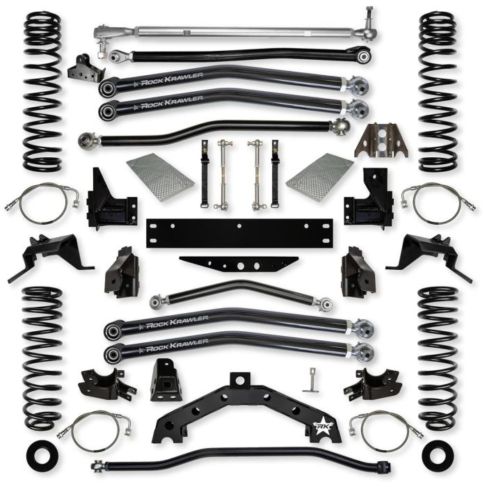 Rock Krawler  4.5" X-Factor X2 Long-Arm Suspension System for 07-18 Jeep Wrangler JK