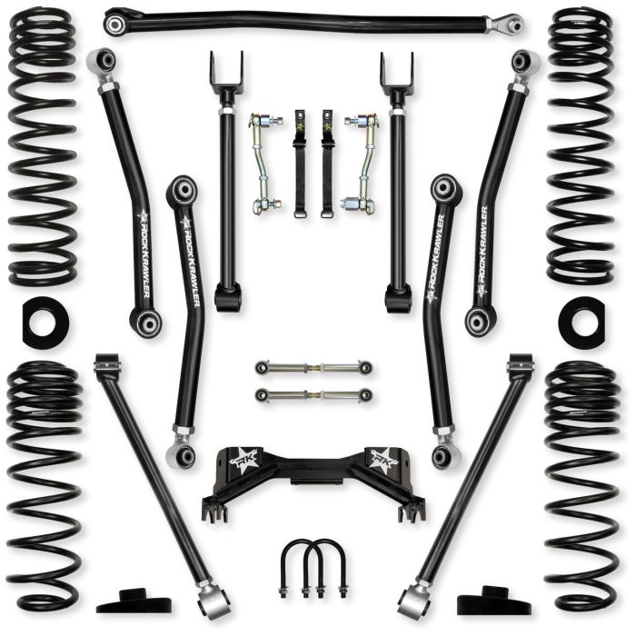 Rock Krawler  3.0" Adventure X PRO Mid-Arm Suspension System for 20-26 Jeep Gladiator JT Sport/Overland/Mojave