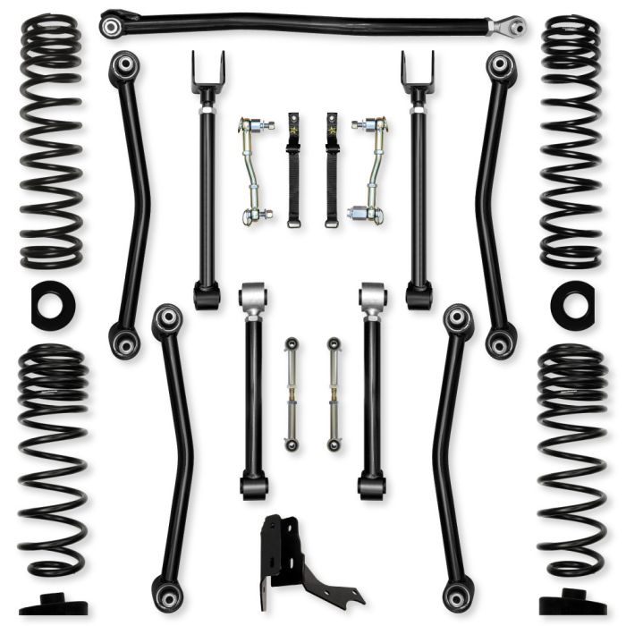 Rock Krawler  Rock Krawler 3.0" Ultimate Adventure Mid-Arm Suspension System for 20-26 Jeep Gladiator JT Sport/Overland