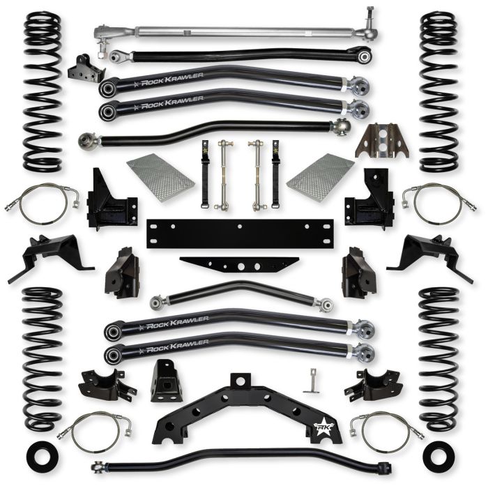 Rock Krawler  4.5" X-Factor X2 Long-Arm Suspension System for 07-18 Jeep Wrangler JK