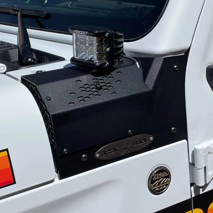 Rock Slide Engineering  Lower Cowl LED Light Pod Brackets for 18-25 Jeep Wrangler JL & Gladiator JT