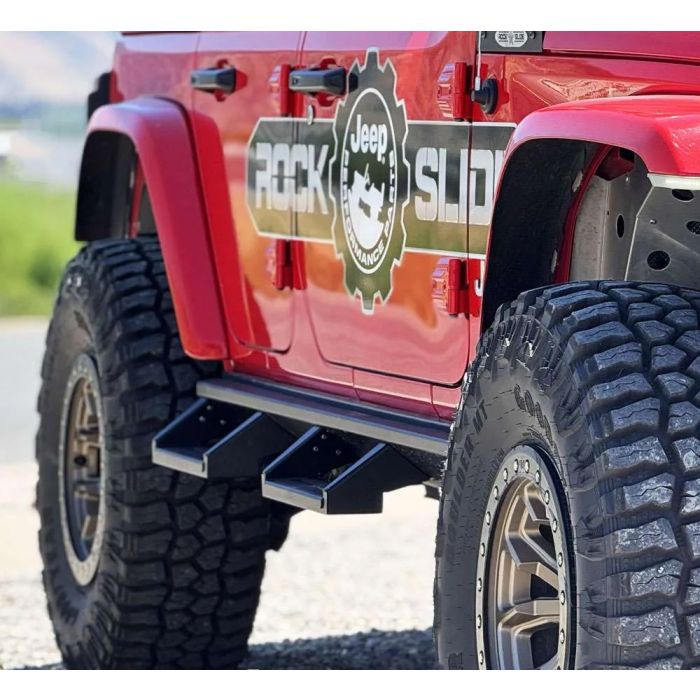 RSE DELUXE ROCK RAIL WITH 4" STEPS-18-25 JL
