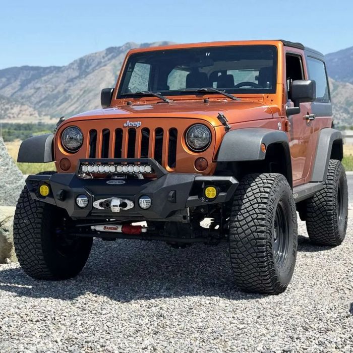 Rock Slide Engineering  Big Sky Aluminum Front Bumper for 07-18 Jeep Wrangler JK