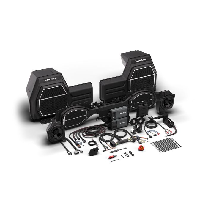 Rockford Fosgate 18WRNGLER-STG5 1,800 Watt All-In-One Audio Kit for 18-23 Jeep Wrangler JL Unlimited 4-Door