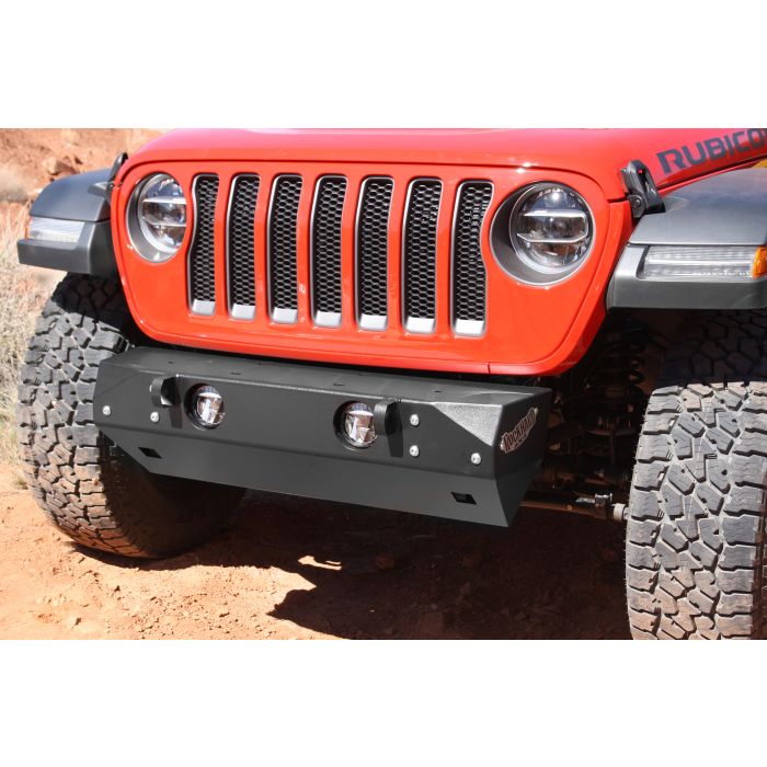 Rock Hard 4X4 RH-90200 Patriot Series Front Stubby Bumper for 18-20 Jeep Wrangler JL & Gladiator JT