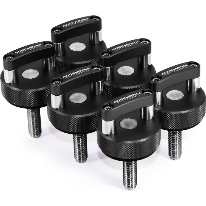 Rockworkx  Hardtop Thumb Screws for 07-25 Jeep Wrangler JK, JL & Gladiator JT