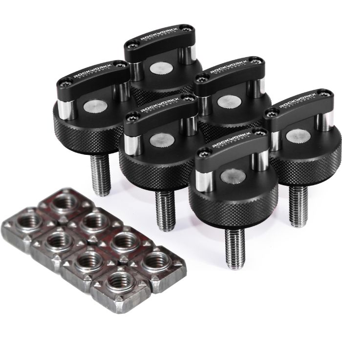 Rockworkx  Hardtop Thumb Screws for 76-06 Jeep CJ, Wranlger YJ & TJ