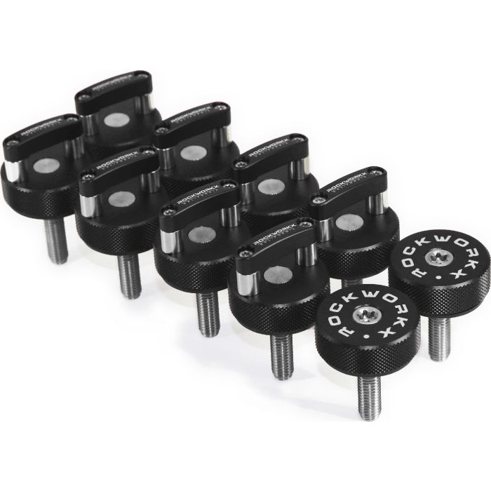Jeep LJ   Hard Top Thumb Screw  (8 Pc Set) -Black