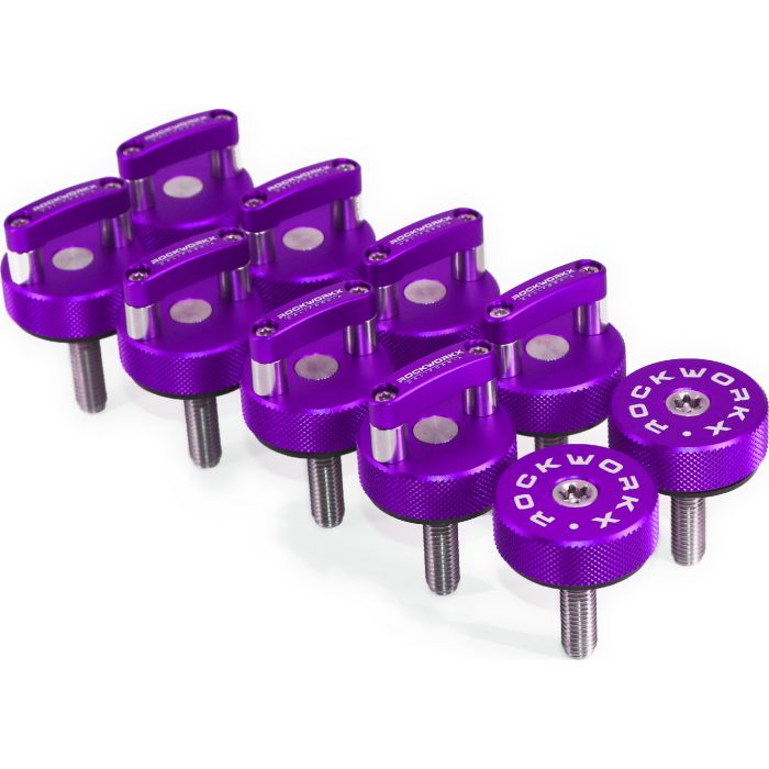 Jeep LJ Hard Top Thumb Screw  (8 Pc Set) -Purple