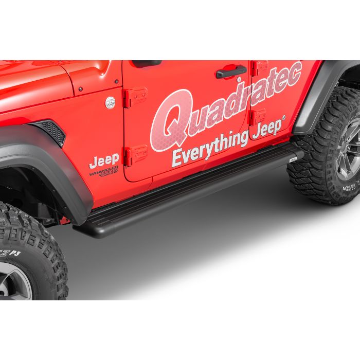 ROMIK RB2 RUNNING BOARDS BLACK 18+ JLU