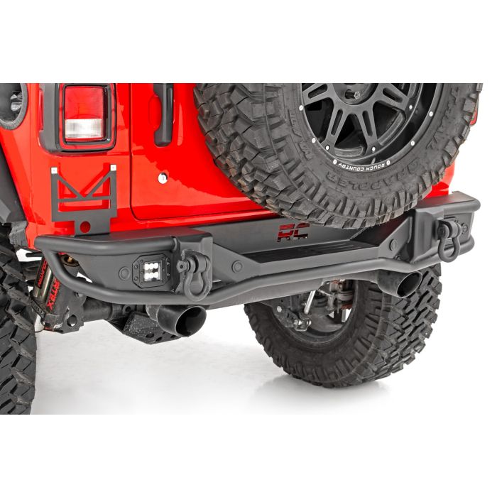 Rough Country 10648 Tubular Rear Bumper for 18-22 Jeep Wrangler JL