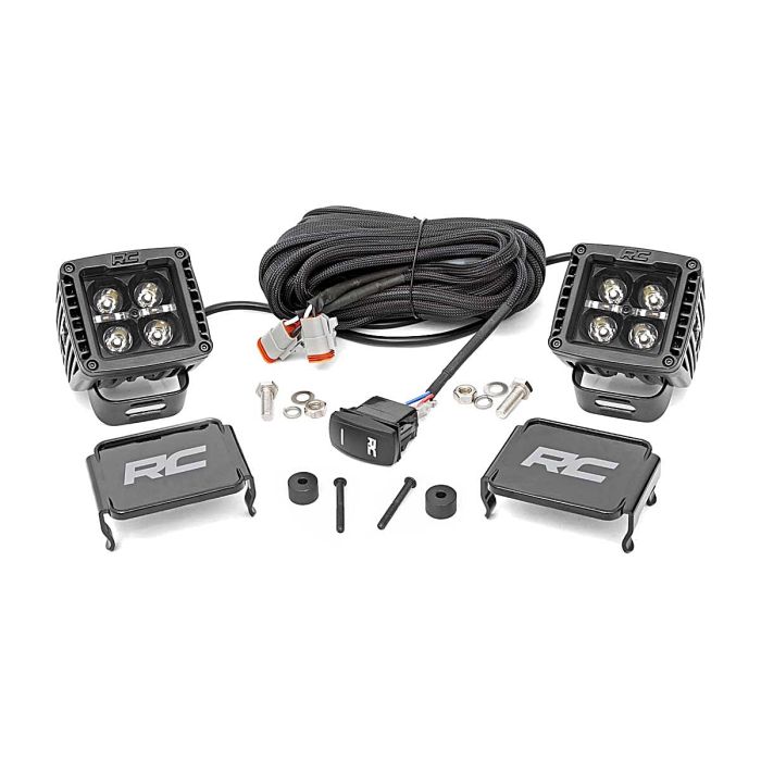 RC 2IN LED BLK/AMB W/ EZ MOUNT JL/JT