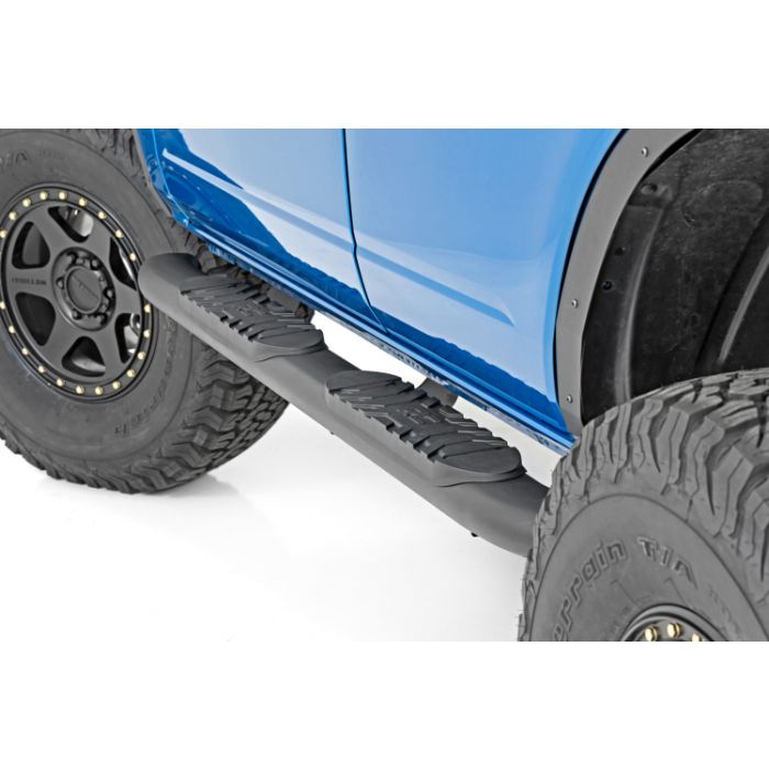 Rough Country 21011 Oval Nerf Step Bars for 21-23 Ford Bronco 4-Door 