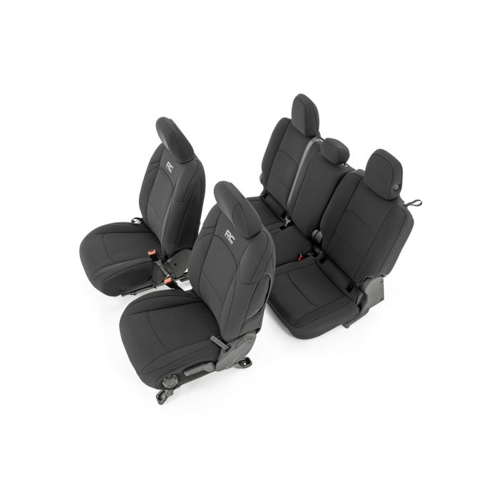 RC FR/RR SEAT COVERS BLACK JT