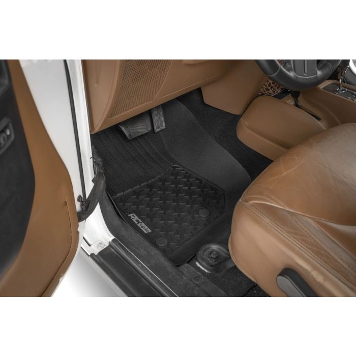 Rough Country  Floor Mats for 14-18 Jeep Wrangler JK Unlimited 4-Door