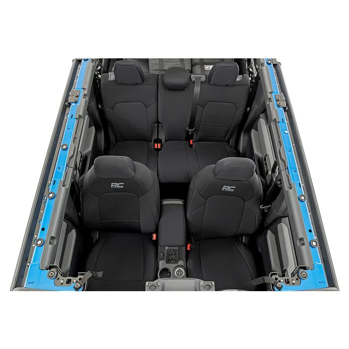 Rough Country 91045 Front & Rear Seat Covers for 21-23 Ford Bronco 4-Door