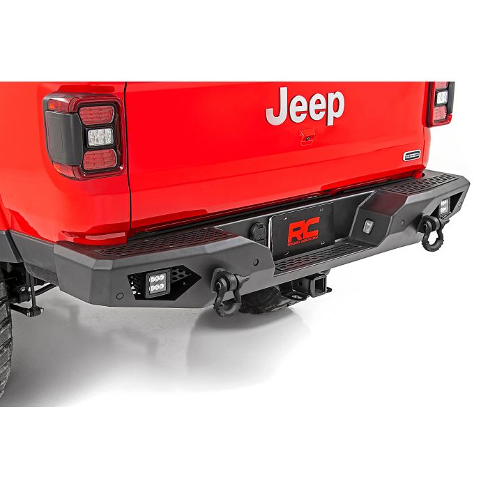 Rough Country 10646 Heavy-Duty Rear LED Bumper for 20-21 Jeep Gladiator JT