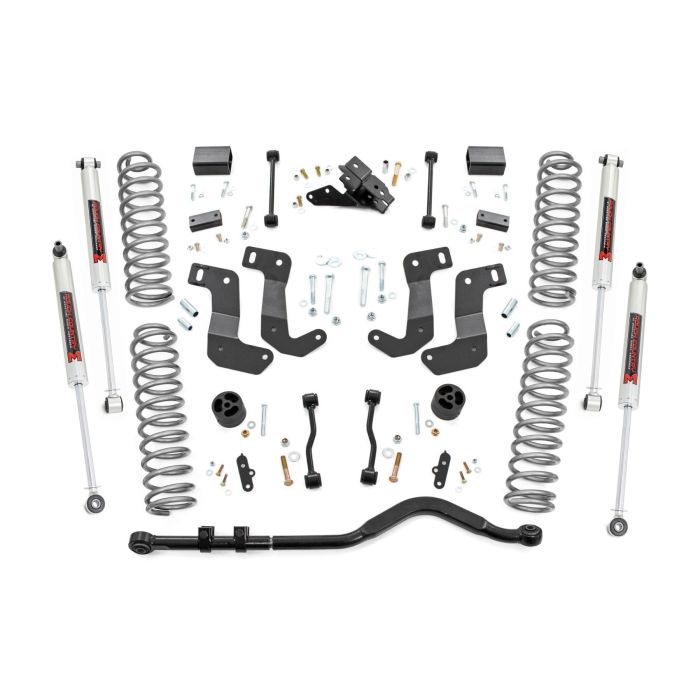 79540 - 3.5 In Lift Kit 2024 JLU with M1 Monotube Shocks and Control Arms