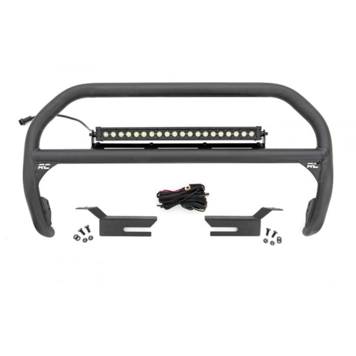 Nudge Bar | 20 Inch BLK DRL Single Row LED | Ford Bronco 4WD (21-22)