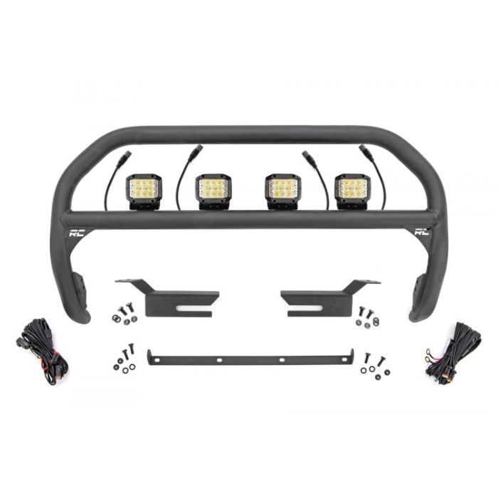 Nudge Bar | 3 Inch Wide Angle Led (x4) | Ford Bronco 4WD (21-22)