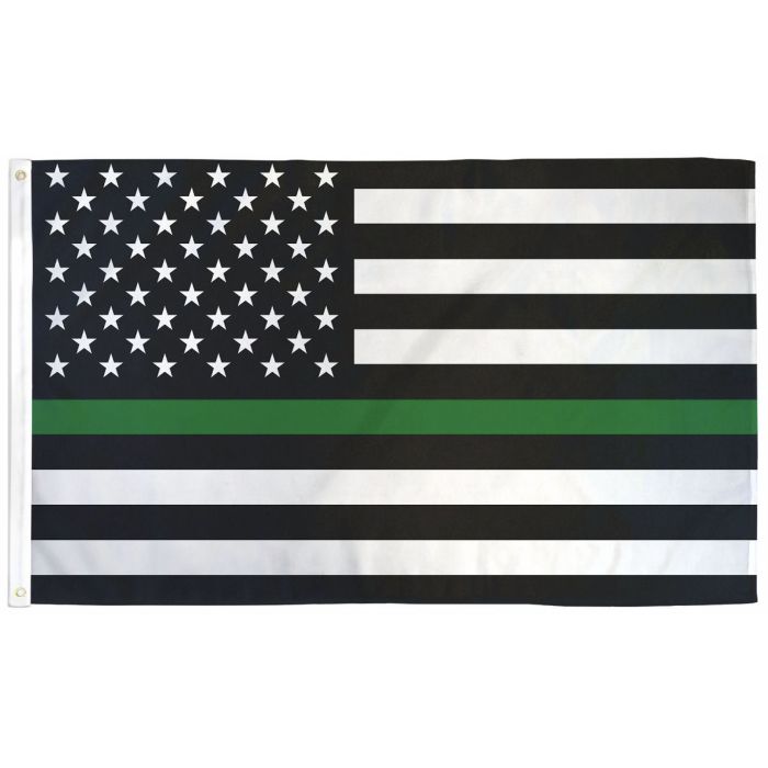 ROX 3X5FT USA FLAG GREEN STRIPE
