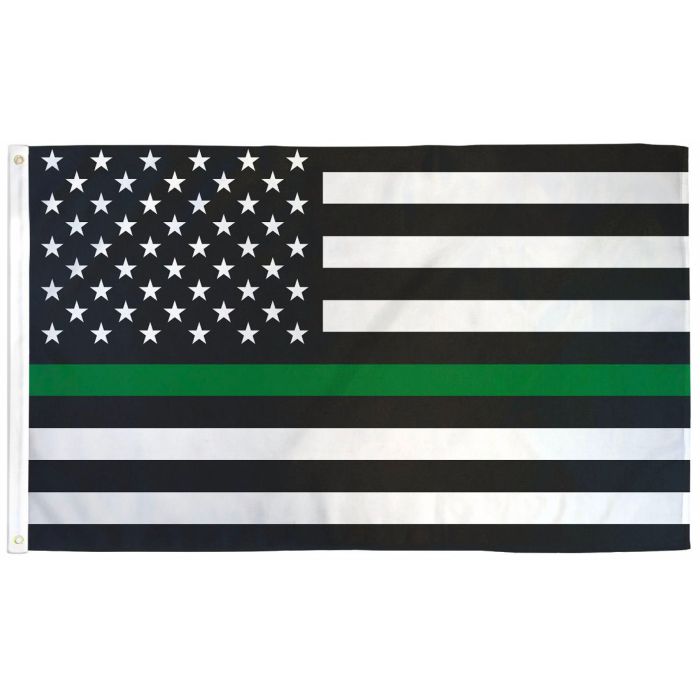 ROX 3X5FT USA FLAG GREEN STRIPE