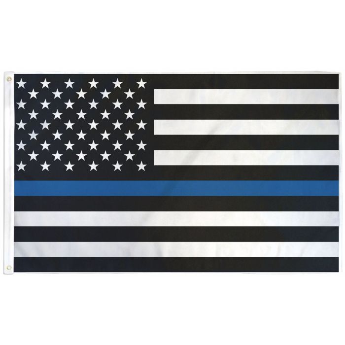 ROX 3X5FT USA FLAG BLUE STRIPE BLK/WHT