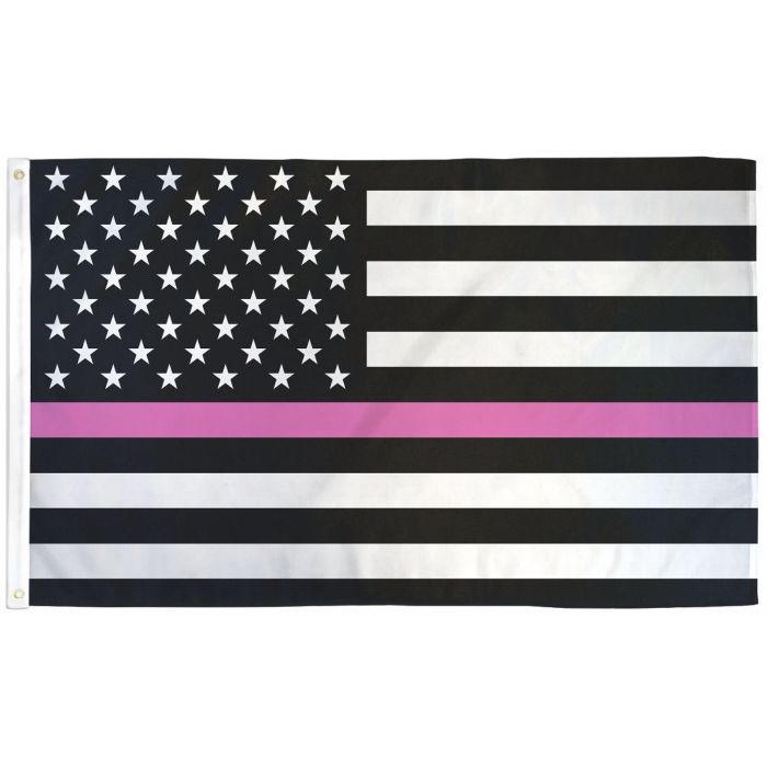 ROX 3X5FT USA FLAG PINK STRIPE