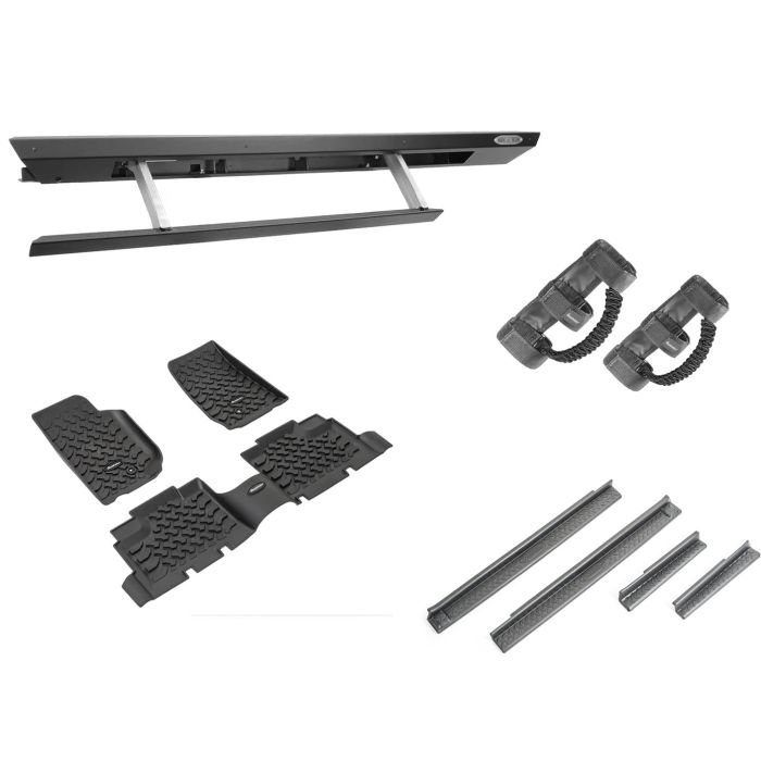 Rock Slide Engineering  Gen III Step Sliders for 07-18 Jeep Wrangler JK Unlimited 4-Door