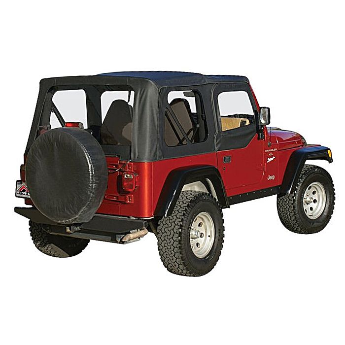 SOFT TOP BLK DIA W/SKINS 97-06 TJ