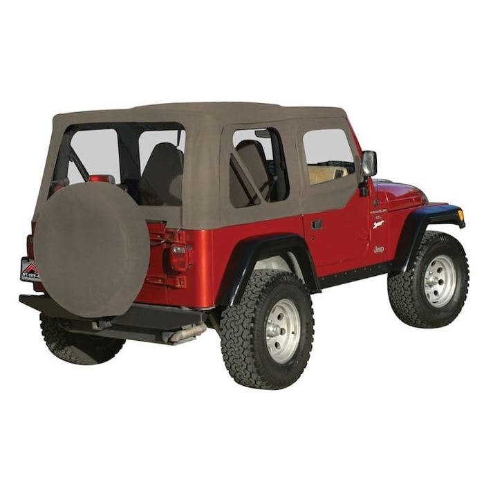 SOFT TOP KHAKI DIA W/SKINS 97-06 TJ